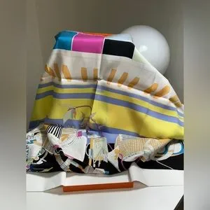 Hermes | Accessories | Hermes En Studio Scarf 7 H98407s New